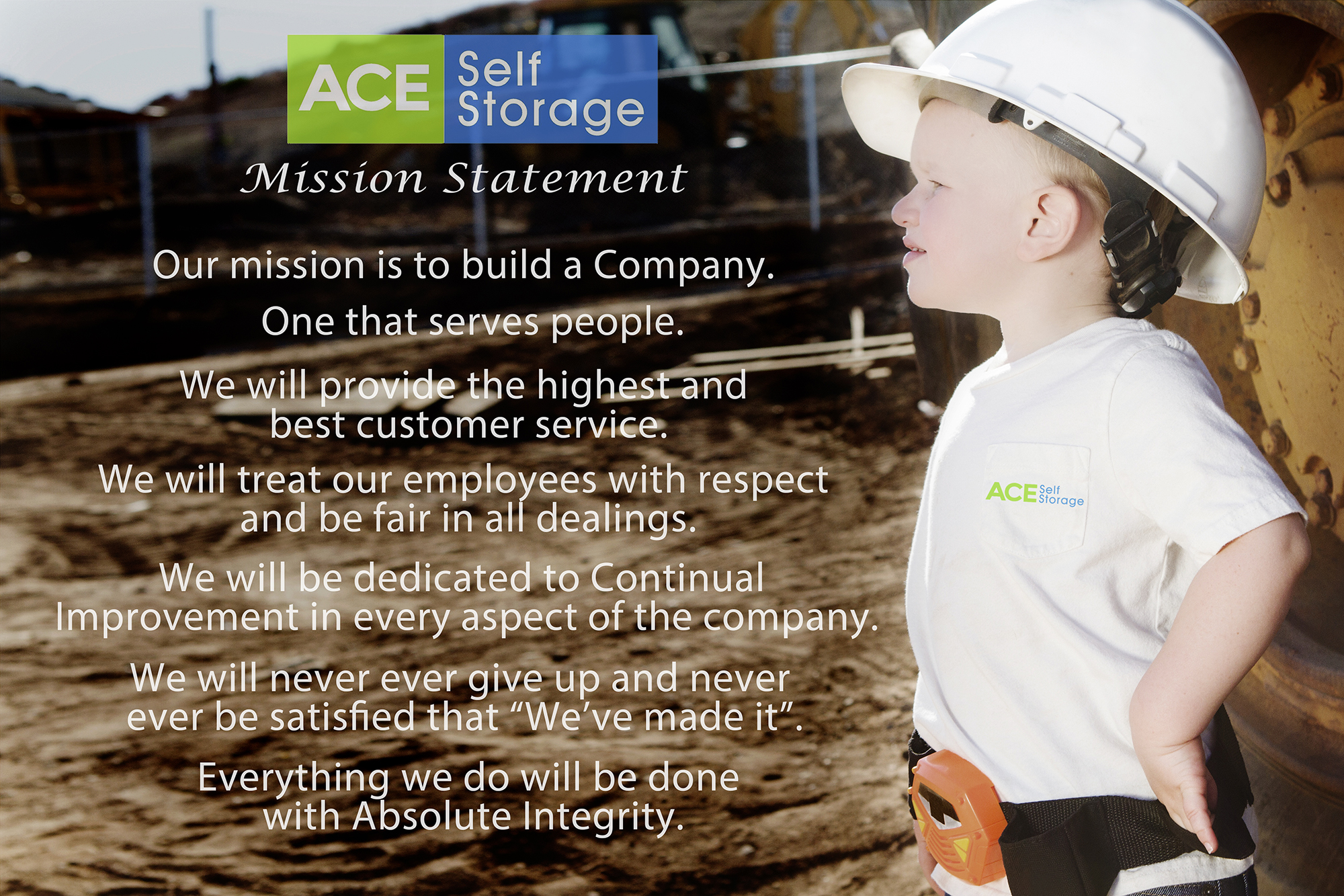 Ace Self Storage Mission Statement